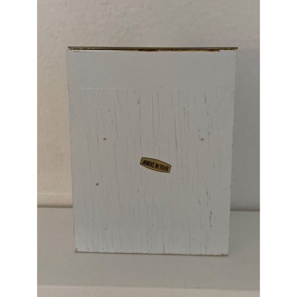 Doll House Miniature White Silver Wood Kitchen Oven Sink Refrigerator 3Pc VTG - Picture 7 of 16